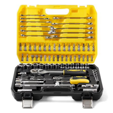 ชุดบ็อกซ์ DELTON รุ่น DKT-78PCS 1/4 , 1/2 นิ้ว แพ็ก 78 ชิ้น_2